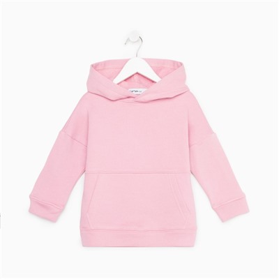Худи для девочки KAFTAN "Basic line", размер 40 (158-164), цвет розовый