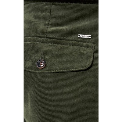 Брюки вельвет Р321-0800 d.khaki