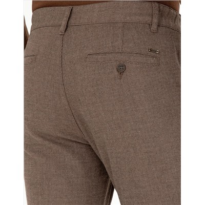 Brown Slim Fit Canvas Bloys