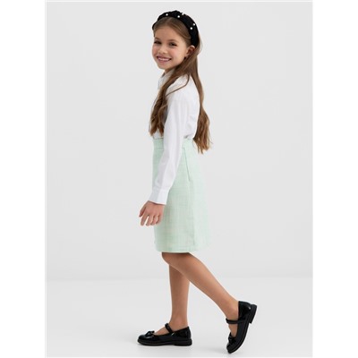 Юбка для девочки, MINAKU :Party Dress, цвет зеленый, рост 122 см
