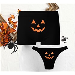 Парные трусы на halloween "Тыквы"