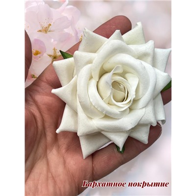 Украшение с Розой 2 в 1 (Утка-брошь) тип 4