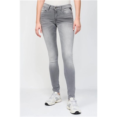 Pantalón skinny fit New Luz - Gris