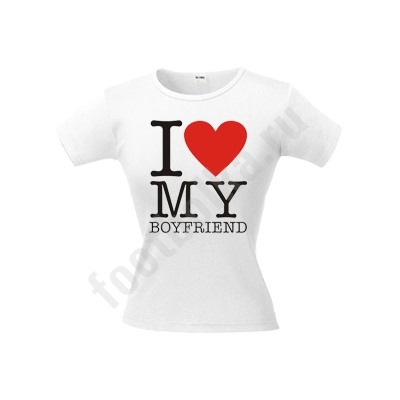 Футболка "I love my Boyfriend"