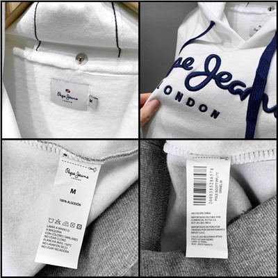Мужская толстовка худи Pep*e Jean*s 📌  Экспорт. Оригинал