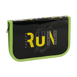 Пенал 1 отделение, 200*130 ArtSpace "Run", ламинированный картон