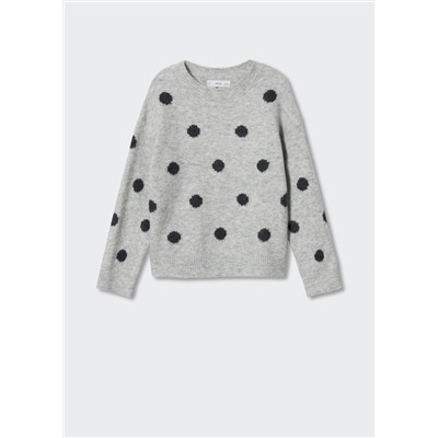 Jersey punto lunares -  Niña | MANGO OUTLET España