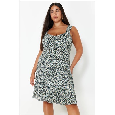 Многоцветный цветочный рисунок продан блок Volanli A-Line Mini Summer Dristing Press TBBSS24AH00127