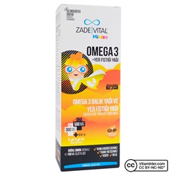 Zade Vital Miniza Омега 3 и арахисовое масло 150 мл