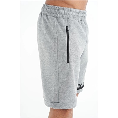 Мужские шорты Albie Grey Melange Standard Fit — 81241 A13ER-81241