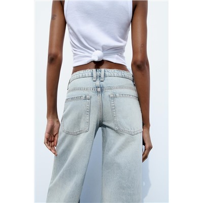 JEANS TRF TIRO BAJO ELEPHANT LEG