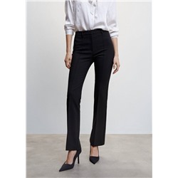 Pantalón recto traje -  Mujer | MANGO OUTLET España