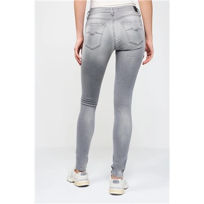 Pantalón skinny fit New Luz - Gris