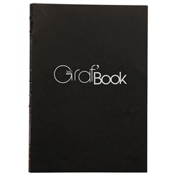 Скетчбук 100л., А4 Clairefontaine "Graf Book 360°", на сшивке, 100г/м2