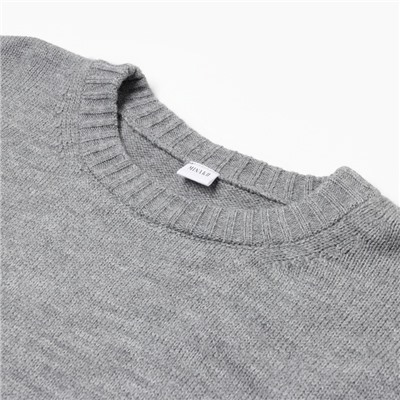 Джемпер женский MINAKU: Knitwear collection, цвет светло-серый р-р 50-52