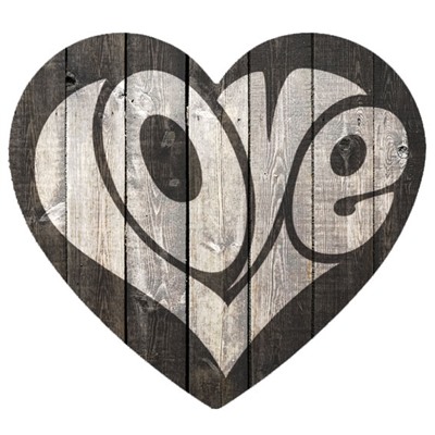 KMH009 Коврик для мыши Сердце 22х20см LOVE
