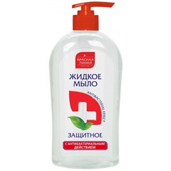 Жидкое мыло для рук Красная Линия Защитное, 1 л