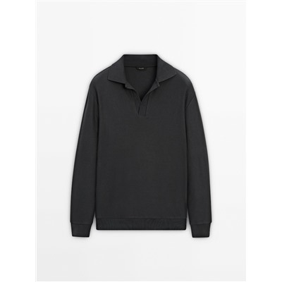 Polo estructura mezcla algodón
