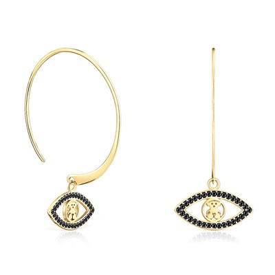 Pendientes Tous Good Vibes - plata - espinela
