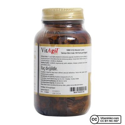 Allergo VitAgil Gold Витамин D3 1000 МЕ 100 капсул