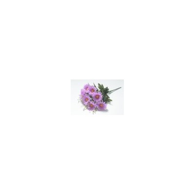 Искусственные цветы, Ветка в букете гербера 9 голов (1010237) микс