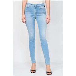 Vaquero skinny fit de tiro alto Luzien - Azul claro