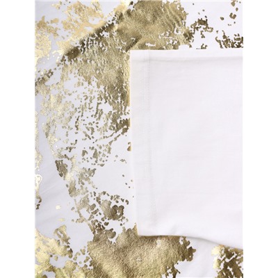 Футболка женская MIST Gold, размер 44, белая