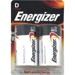 Батарейки Energizer (Энерджайзер) LR20 D, 2 шт