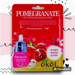 [EKEL] Маска тканевая с экстрактом граната, POMEGRANATE Ultra Hydrating Essence Mask25 мл