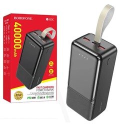 Портативный аккумулятор BOROFONE BJ33C 40000 mAh 22.5W+ PD 30W (черный)