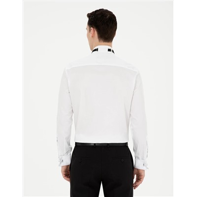 Рубашка для смокинга с белым Slim Fit