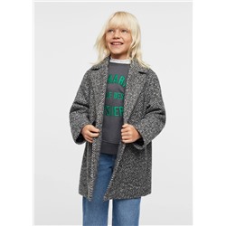 Abrigo tejido espigado -  Niña | MANGO OUTLET España