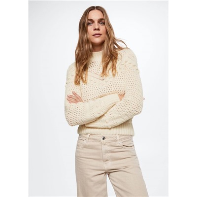 Jersey punto calado -  Mujer | MANGO OUTLET España
