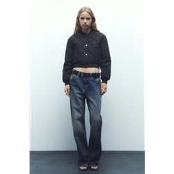 CAZADORA BOMBER ACOLCHADA CROPPED