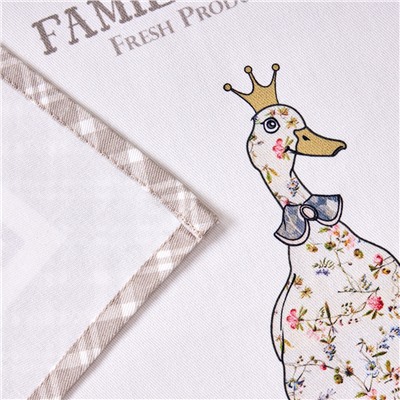 НАБОР САЛФЕТОК ИЗ 2-Х ШТ "FAMILY FARM" 40Х40СМ, ТВИЛ, КЛЕТКА