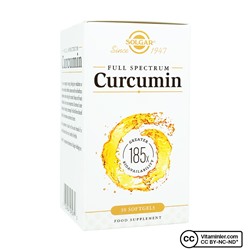 Solgar Full Spectrum Curcumin 185x 30 Softgel