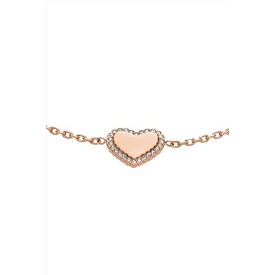 Pulsera Elliott - Rosa dorado y blanco