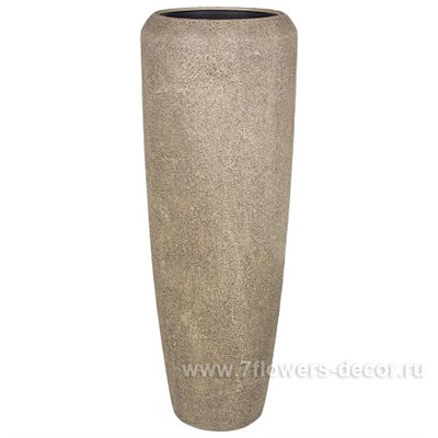 Кашпо полистоун "Pms-black Vase", D34хH97 см с тех.горшком