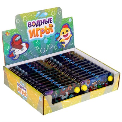 Водный тетрис колечки 15,5х7х2 см, АССОРТИ, дисплей, 1TOY, Т24409