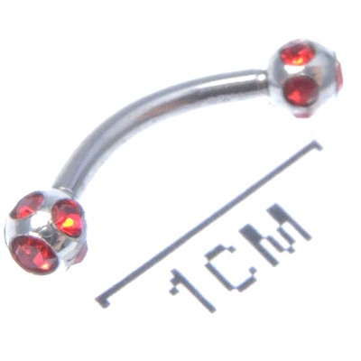 Пирсинг в бровь. Мин.продажа 3 шт. арт. 74 0200 (id 175256)