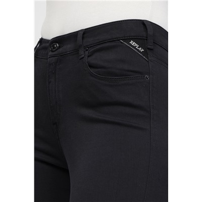 Pantalón skinny fit de tiro alto Stella - Negro