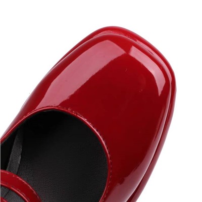 Туфли из лакированной кожи 👠 Большие размеры