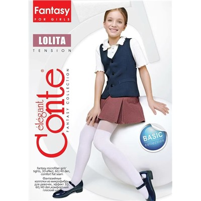 CONTE LOLITA Колготки из микрофибры с имитацией гольфинов