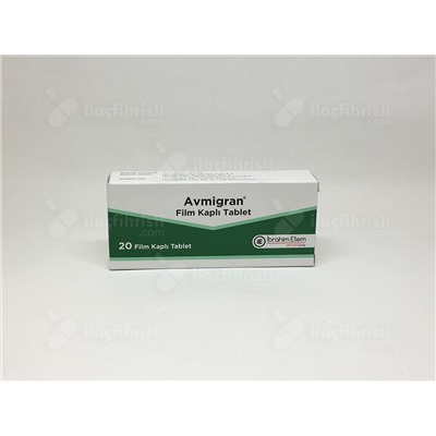 AVMIGRAN 325 mg 20 tablet (название лекарства на русском / аналоги Авмигран)