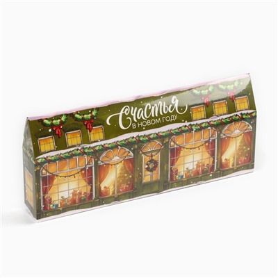 Чай подарочный «Счастья в новом году!», 4 новогодних вкуса (20 г x 4 шт).