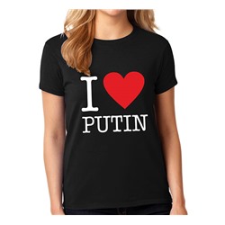 Футболка женская "Я люблю Путина"