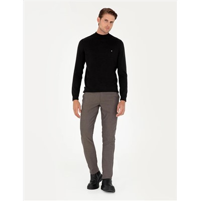 Brown Slim Fit Canvas Bloys