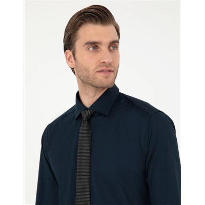 Laciverert Ex. Slim Fit Основная рубашка с длинным рукавом