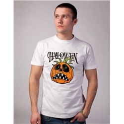 Футболка halloween "Тыква с черными глазами"