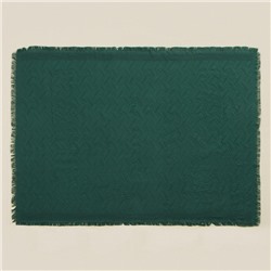 Плед SL Home Warm, 130*180 см, цв.изумрудный, 80%хлопок, 20% п/э